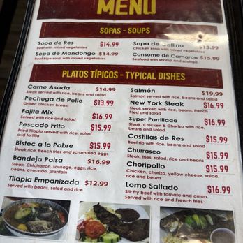 Restaurant Súper Antojitos - Menu - Latin American Near Me - Jessup, Maryland