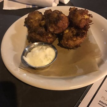 Conner's Kitchen + Bar - Crab hushpuppies - Breakfast & Brunch Near Me - Indianapolis, Indiana Conner's Kitchen + Bar - Crab hushpuppies - Breakfast & Brunch Near Me - Indianapolis, Indiana