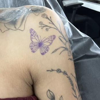 Elysian Tattoo Gallery - Butterfly Stencil - Tattoo Near Me - Sacramento, California