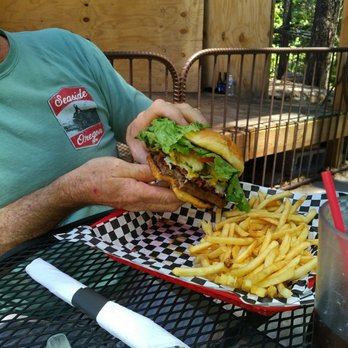 Landmark at The Creek - Huge delicious burger - American Near Me - Payson, Arizona Landmark at The Creek - Huge delicious burger - American Near Me - Payson, Arizona