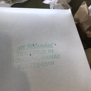 Tex Drive In - Malasadas - Fast Food Near Me - Honokaa, Hawaii