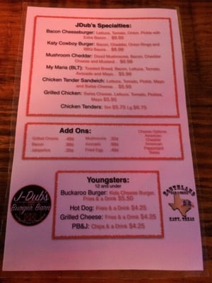 Menu photo 2 Southland Bar & Grill Katy, TX Menu photo 2 Southland Bar & Grill Katy, TX