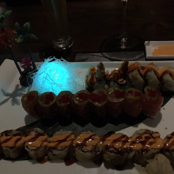 Umami Sushi - From top to bottom: Rock N Roll, Sweetheart & Dale Mabry rolls. - Sushi Bars Near Me - Lutz, Florida Umami Sushi - From top to bottom: Rock N Roll, Sweetheart & Dale Mabry rolls. - Sushi Bars Near Me - Lutz, Florida