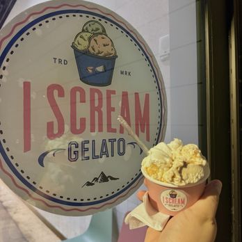I Scream Gelato - Plano, TX - biscoff cookie and cheesecake gelato - Gelato Near Me - Plano, Texas