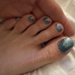 Gel pedicure by Kelly Gel pedicure by Kelly