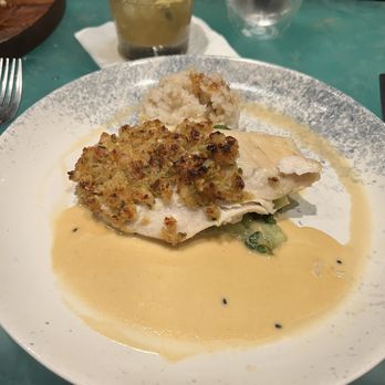 The Beach House - Macadamia Nut Crusted Fresh Hawaiian Catch  Today was Opah (moon fish) - Asian Fusion Near Me - Koloa, Hawaii