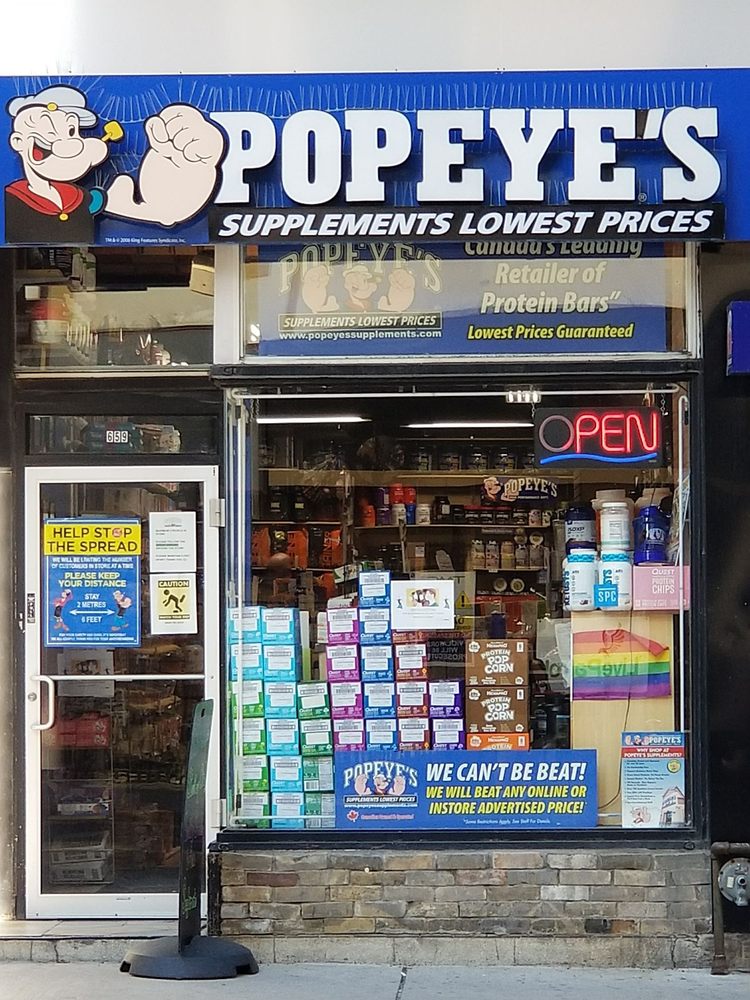 POPEYE’S SUPPLEMENTS TORONTO YONGE & BLOOR Updated August 2024 10