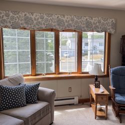 Inside Living Style - Cornice & chairs cushions were reupholstered by this business.
