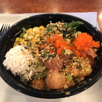 The Low-Key Poke Joint - Bootea Rice Bowl with salmon and tuna - Poke Near Me - Riverside, California