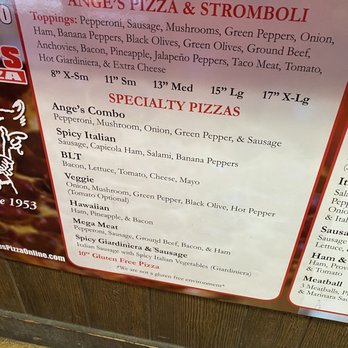 Ange's Pizza - Menu - Pizza Near Me - Columbus, Ohio