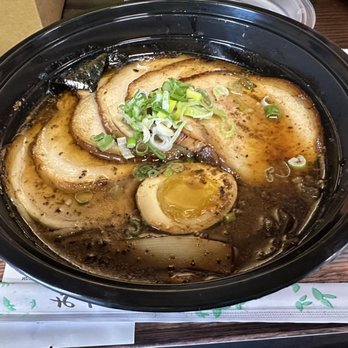 Ramen Station - Black garlic without sesame seeds and extra chashu - Ramen Near Me - Oakland, California Ramen Station - Black garlic without sesame seeds and extra chashu - Ramen Near Me - Oakland, California