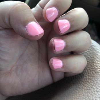 Diva Nail Spa - Sloppy. Did not clean up nails. - Nail Salons Near Me - Garner, North Carolina
