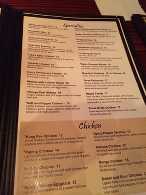 Menu photo 4 Lieu's Chinese Bistro Greenville, SC Menu photo 4 Lieu's Chinese Bistro Greenville, SC