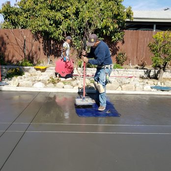 Elias Bros Contractors - First stamping-texture. - Masonry/Concrete Near Me - Pomona, California