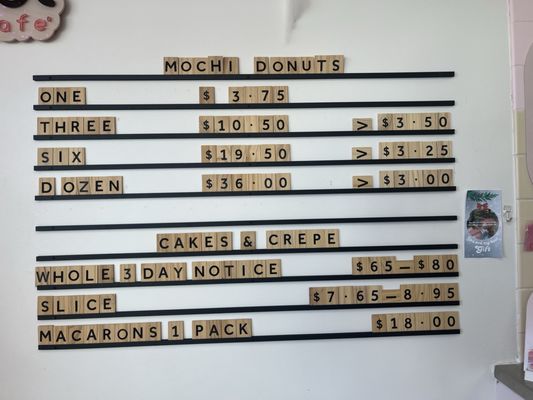Menu photo 2 The Mochi Donut Cafe & Bakery Plainville, CT Menu photo 2 The Mochi Donut Cafe & Bakery Plainville, CT
