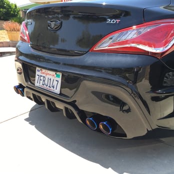 Super Tek Performance - Brand new blue burnt quad tips - Auto Repair Near Me - Glendora, California