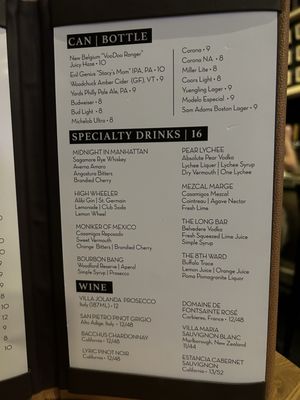 Menu photo 3 Long Bar Atlantic City, NJ Menu photo 3 Long Bar Atlantic City, NJ