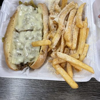 Captain La Fish Chicken And More - Philly Cheese Steak Sandwich - Seafood Near Me - Arlington, Texas