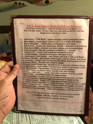 Menu photo 4 Villa Europa Augusta, GA
