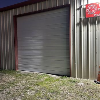 Red Line Overhead Doors - 12x12 job for local VFD - Garage Door Services Near Me - Purdon, Texas Red Line Overhead Doors - 12x12 job for local VFD - Garage Door Services Near Me - Purdon, Texas