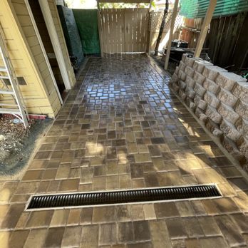 Endless Summer Landscape  - Finished paver driveway - Landscaping Near Me
