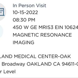 Kaiser Oakland Medical Radiology Group - My waste of time apptmnt.