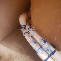 Rodeo Spas - Replaced leaking tee and surrounding plumbing.