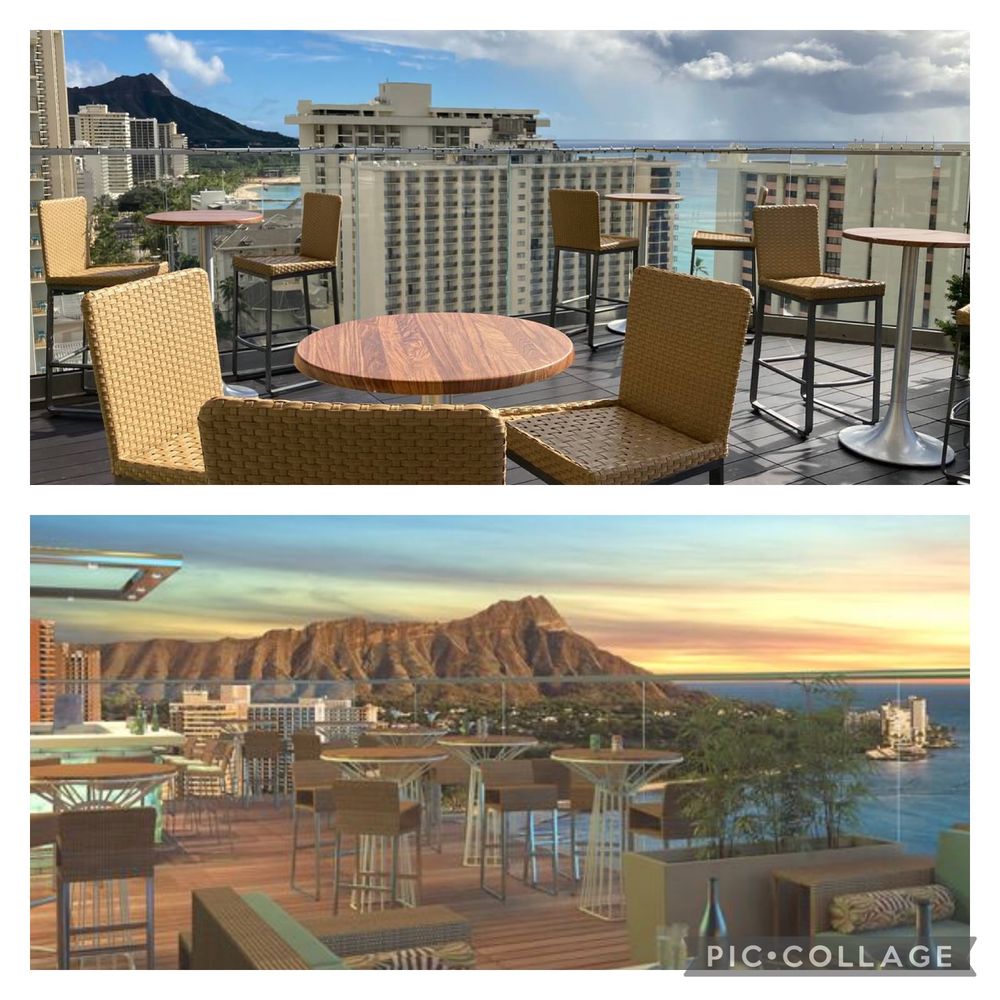 SKY Waikiki - View posted on website Vs. real view - Seafood Near Me - Honolulu, Hawaii SKY Waikiki - View posted on website Vs. real view - Seafood Near Me - Honolulu, Hawaii