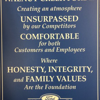 Walnut Creek Ford - Walnut Creek Ford Mission Statement. - Auto Repair Near Me - Walnut Creek, California Walnut Creek Ford - Walnut Creek Ford Mission Statement. - Auto Repair Near Me - Walnut Creek, California