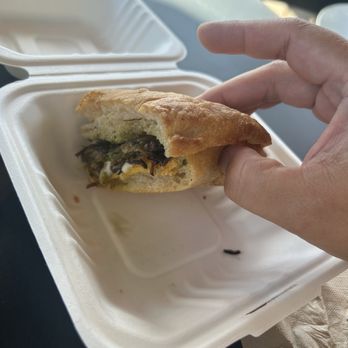 Desert Drifter - Focaccia sandwich Looked sad Inside was tasty Bread tasted like reheated old sandwich - Coffee & Tea Near Me - Oro Valley, Arizona Desert Drifter - Focaccia sandwich Looked sad Inside was tasty Bread tasted like reheated old sandwich - Coffee & Tea Near Me - Oro Valley, Arizona