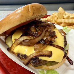 The Dogout - 1/4 lb cheeseburger