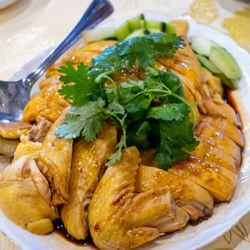 Makan House - 1/2 Hainanese Chicken 海南雞: $16.50; $17.96 with tax.