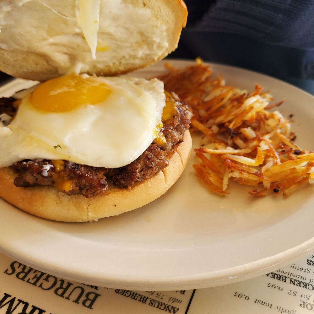 Breakfast burger Breakfast burger