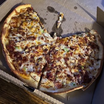 Simple Simon's Pizza - a half eaten pizza in a box - Pizza Near Me - Thompson Falls, Montana