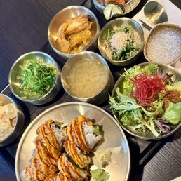 volcano roll teishoku