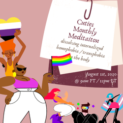 Transgressive Medicine - Chris leads virtual meditation for queer communities every 1st Saturday at 9am pst with Cuties LA. Register via https://ripyr.as.me/cuties