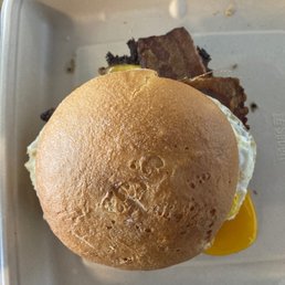 Smash burger with gluten free bun