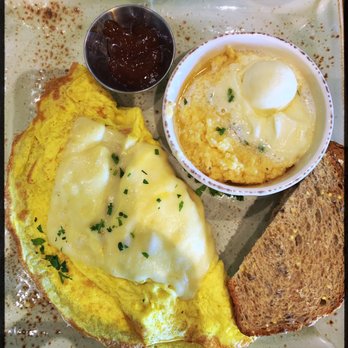 First Watch - Ham and Gruyere Omelet with buttery grits - Breakfast & Brunch Near Me - Gilbert, Arizona First Watch - Ham and Gruyere Omelet with buttery grits - Breakfast & Brunch Near Me - Gilbert, Arizona