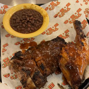 Phil's BBQ - Half Rib half chicken - Barbeque Near Me - San Diego, California Phil's BBQ - Half Rib half chicken - Barbeque Near Me - San Diego, California