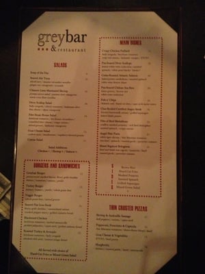 Menu photo 8 Grey Bar & Restaurant New York, NY Menu photo 8 Grey Bar & Restaurant New York, NY