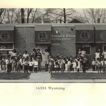 Sugar 'n Spice Nursery School - School photo on our 10 year anniversary... in 1976, 40 years ago. - Child Care & Day Care Near Me - Detroit, Michigan Sugar 'n Spice Nursery School - School photo on our 10 year anniversary... in 1976, 40 years ago. - Child Care & Day Care Near Me - Detroit, Michigan