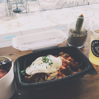 Worth Takeaway - Chicken veggie hash (must try), side of salad and iced tea :) - Breakfast & Brunch Near Me - Mesa, Arizona Worth Takeaway - Chicken veggie hash (must try), side of salad and iced tea :) - Breakfast & Brunch Near Me - Mesa, Arizona