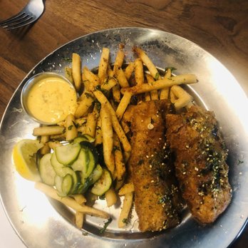 Eureka! - Fish & Chips with furikake--interesting take on this dish - Bars Near Me - Cerritos, California Eureka! - Fish & Chips with furikake--interesting take on this dish - Bars Near Me - Cerritos, California