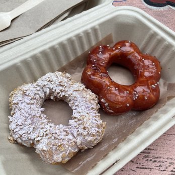 AlimamaTea - Cereal Mochi Donut ($4) and Sweet & Savory Mochi Donut ($4) - Desserts Near Me - New York, New York