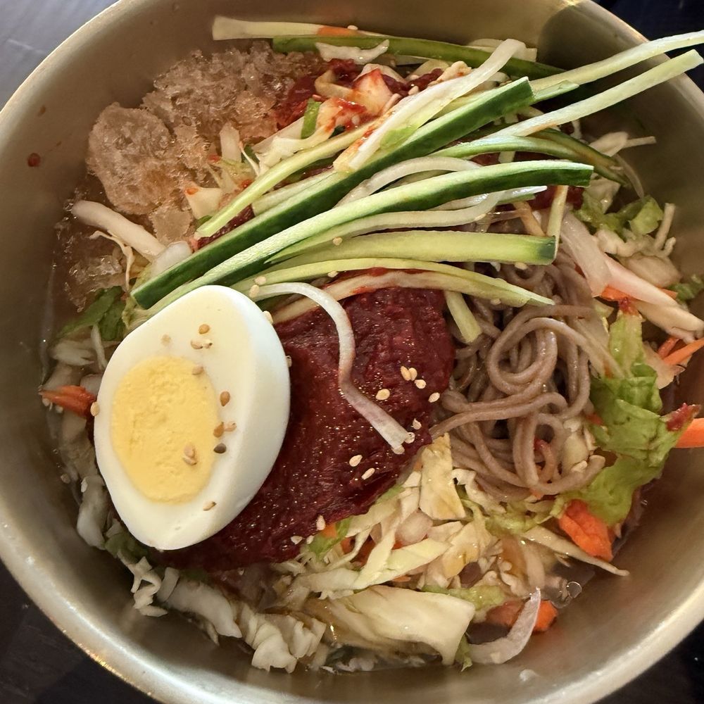 Ghama Zone - Mak-guksu noodles, with ice. - Korean Near Me - Round Rock, Texas Ghama Zone - Mak-guksu noodles, with ice. - Korean Near Me - Round Rock, Texas