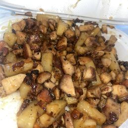 Chicken cooked with pineapples over rice best bowl Chicken cooked with pineapples over rice best bowl
