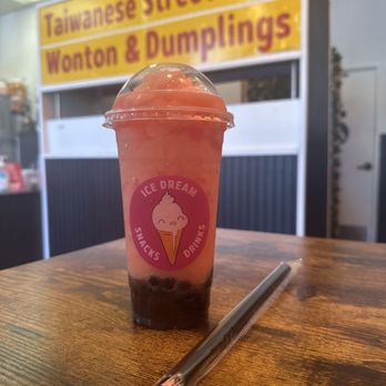 Ice Dream - Fresh Watermelon Ice boba - Bubble Tea Near Me - Sacramento, California Ice Dream - Fresh Watermelon Ice boba - Bubble Tea Near Me - Sacramento, California