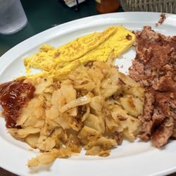 PicNik's - Corned beef hash , potatoes and eggs