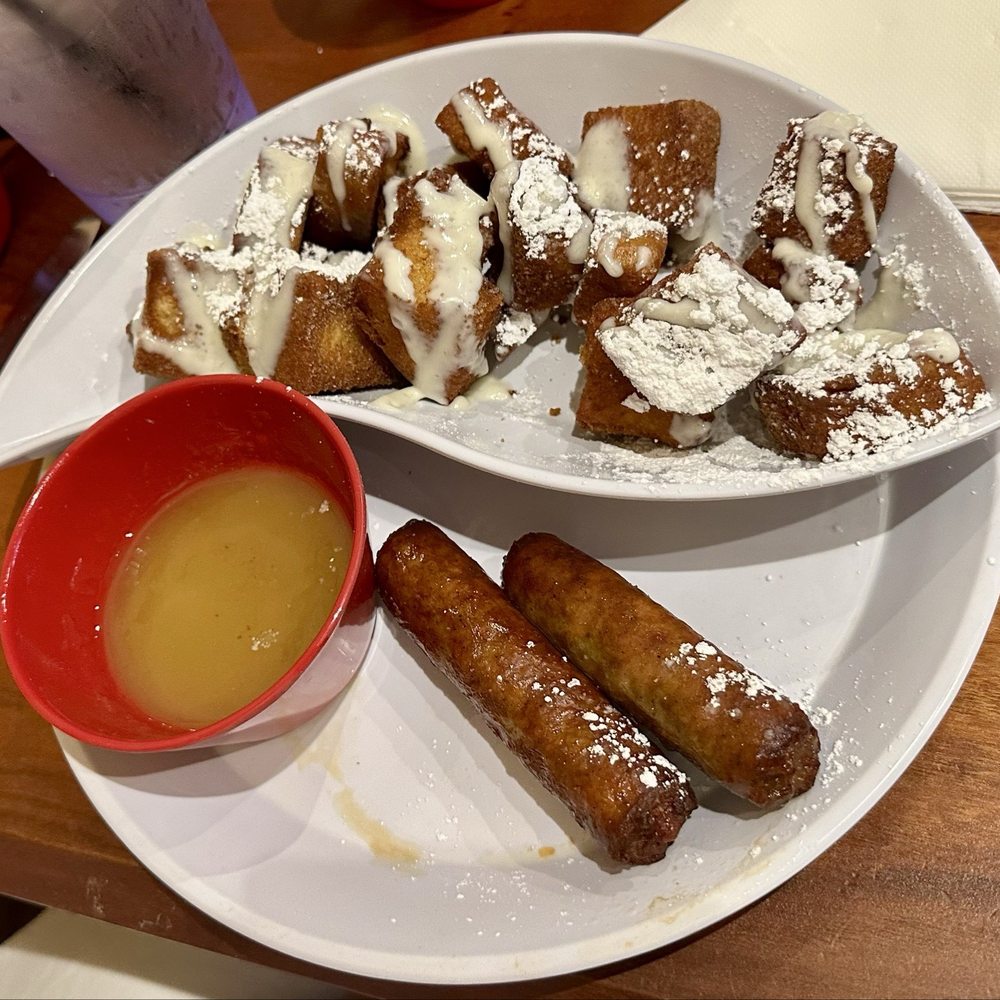 Sunliner Diner - French Toast Bites w/sausage links - Diners Near Me - Orange Beach, Alabama Sunliner Diner - French Toast Bites w/sausage links - Diners Near Me - Orange Beach, Alabama