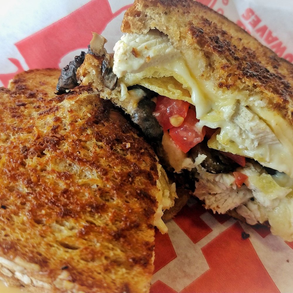 Tom & Chee - Crunchy garlic chicken with wonderful bread - American Near Me - Oklahoma City, Oklahoma Tom & Chee - Crunchy garlic chicken with wonderful bread - American Near Me - Oklahoma City, Oklahoma